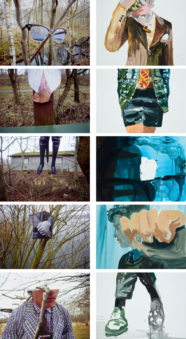 Paintings and collages